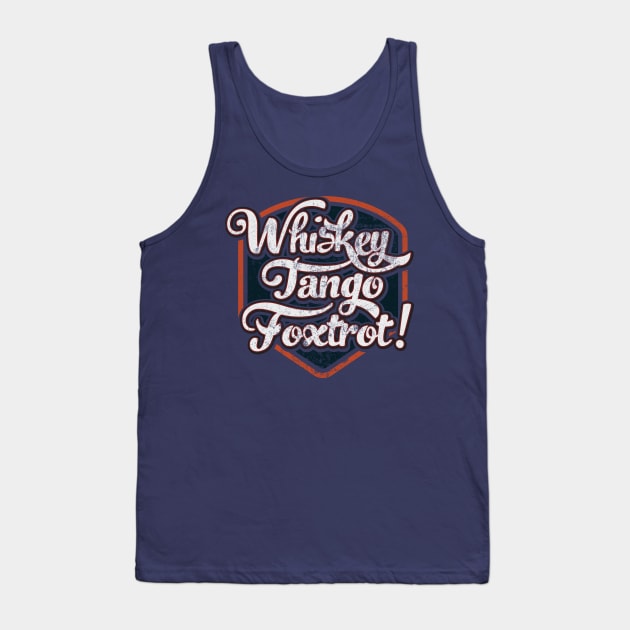 Whiskey Tango Foxtrot - Code Grey Tank Top by TheFactorie